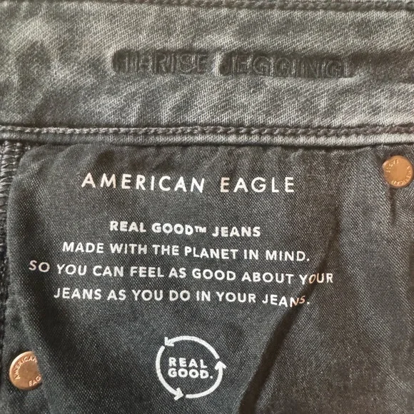 American Eagle Outfitters Black Skinny Jeans - Picture 5 of 6